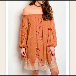 NWT Swanky Coconut Lush Floral Lace Dress